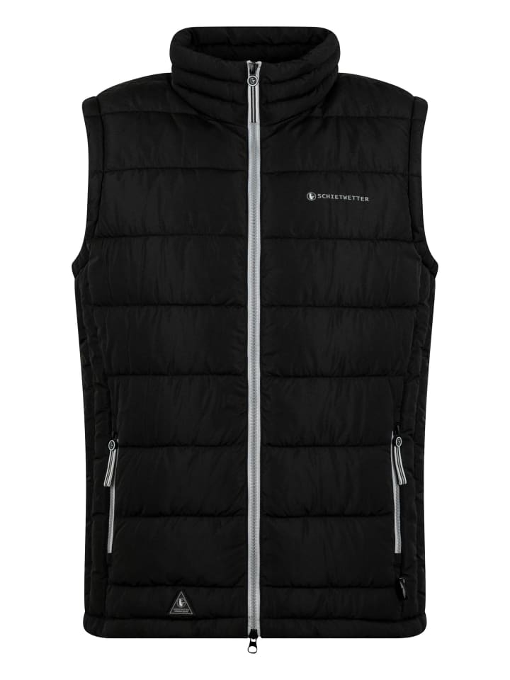 

Черный стеганый жилет SCHIETWETTER Smutje Hein