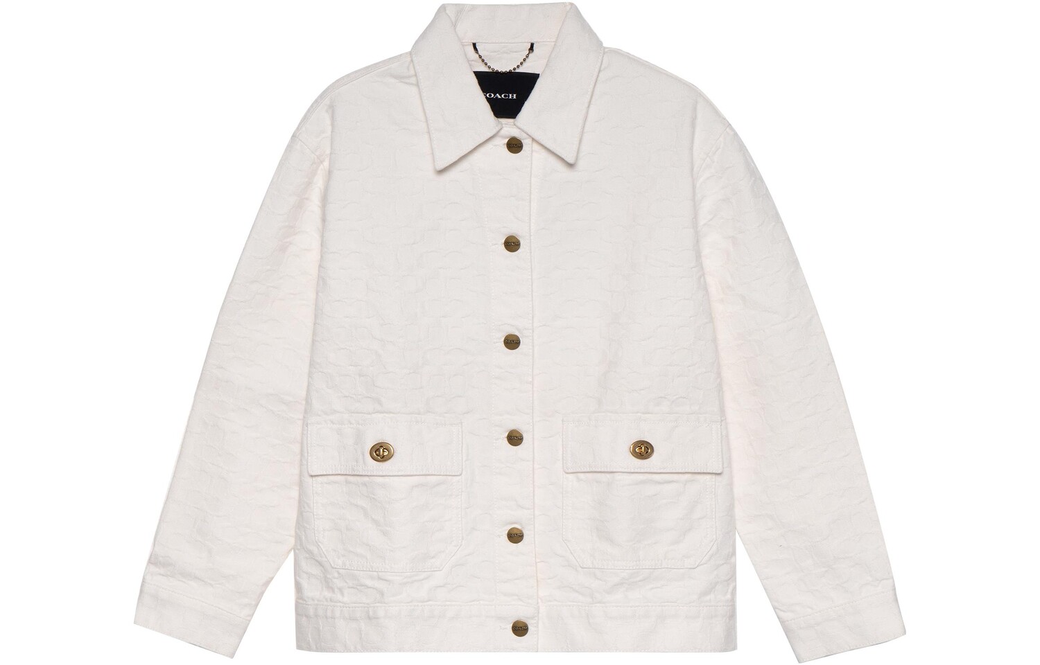

COACH Женская куртка, цвет White, Белый, COACH Женская куртка, цвет White