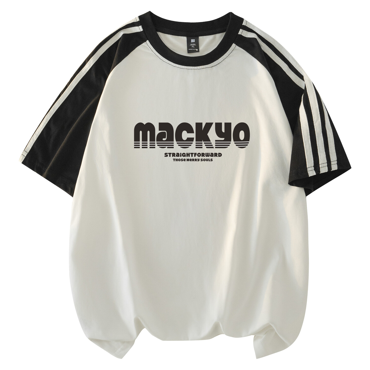 

Футболка унисекс Mackyo, черный/белый