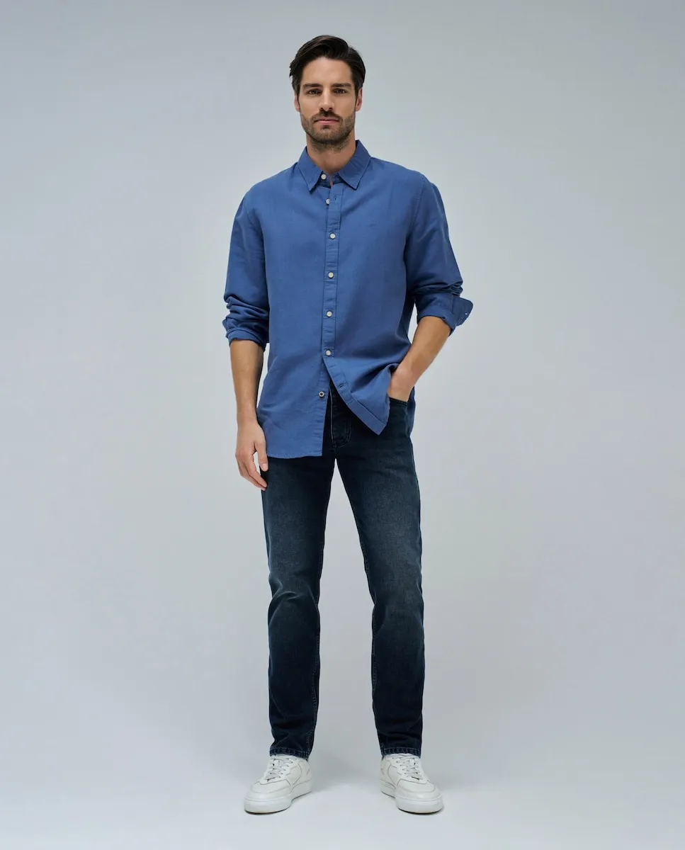 

Мужские джинсы прямого кроя с водоотталкивающей пропиткой Salsa Jeans, синий