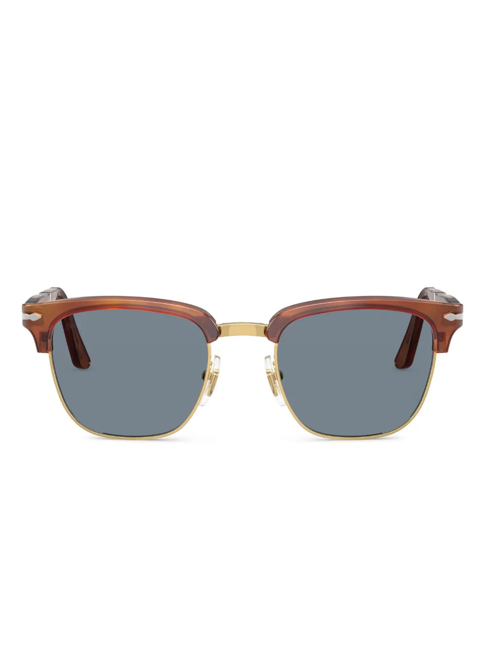 

Солнцезащитные очки в квадратной оправе Persol, коричневый