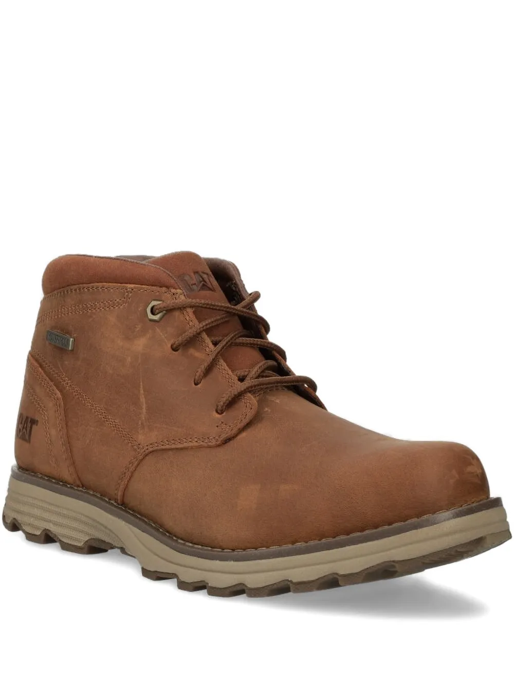 

Кожаные ботинки на шнуровке caterpillar, коричневый