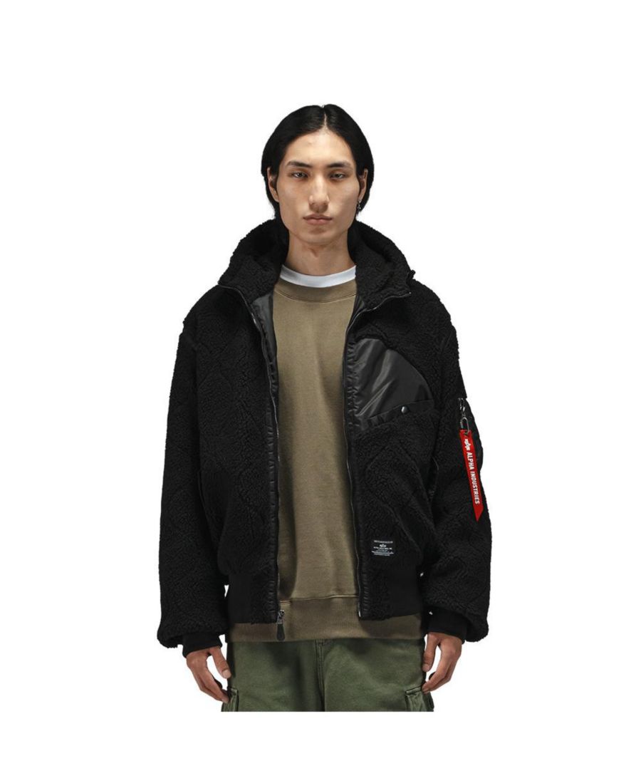 

Мужская стеганая куртка-пилот Sherpa Onion Alpha Industries, Black