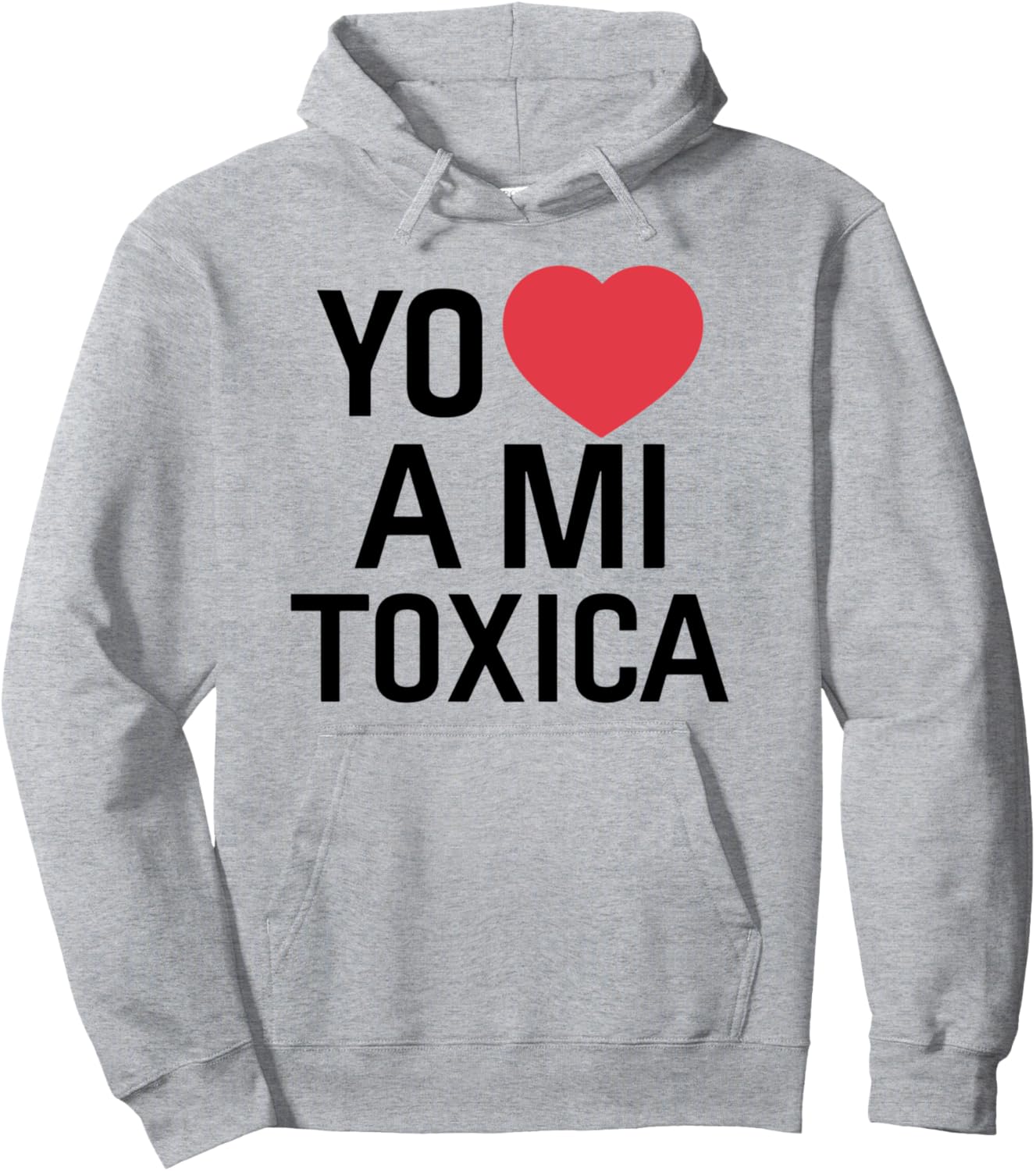 

Забавная испанская толстовка Yo Amo A Mi Toxica Latina Mexicana для девочек Novia Latin America, серый