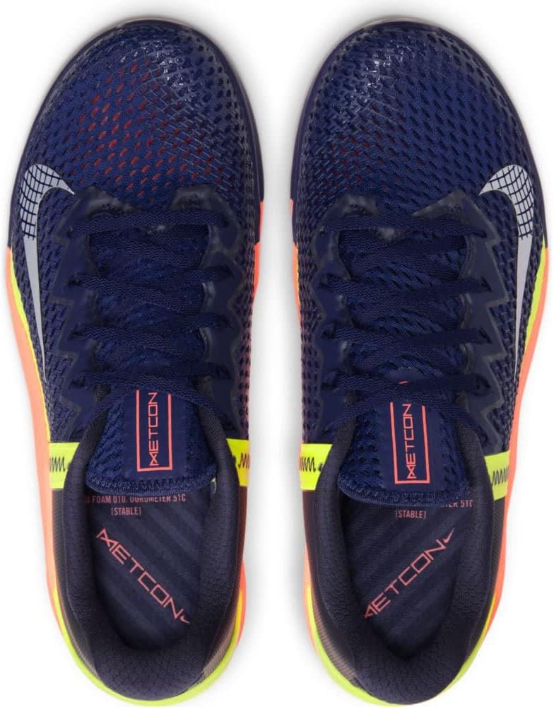 Мужские кроссовки Nike, Deep Royal Blue Metallic Platinum Bright Mango Blackened Blue Cyber — фото 2