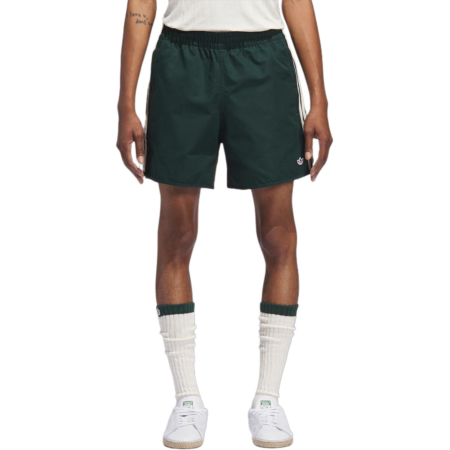 Clot Sprinter Edison Chen спортивные шорты unisex Adidas Originals, зеленый/темно-коричневый — фото 3