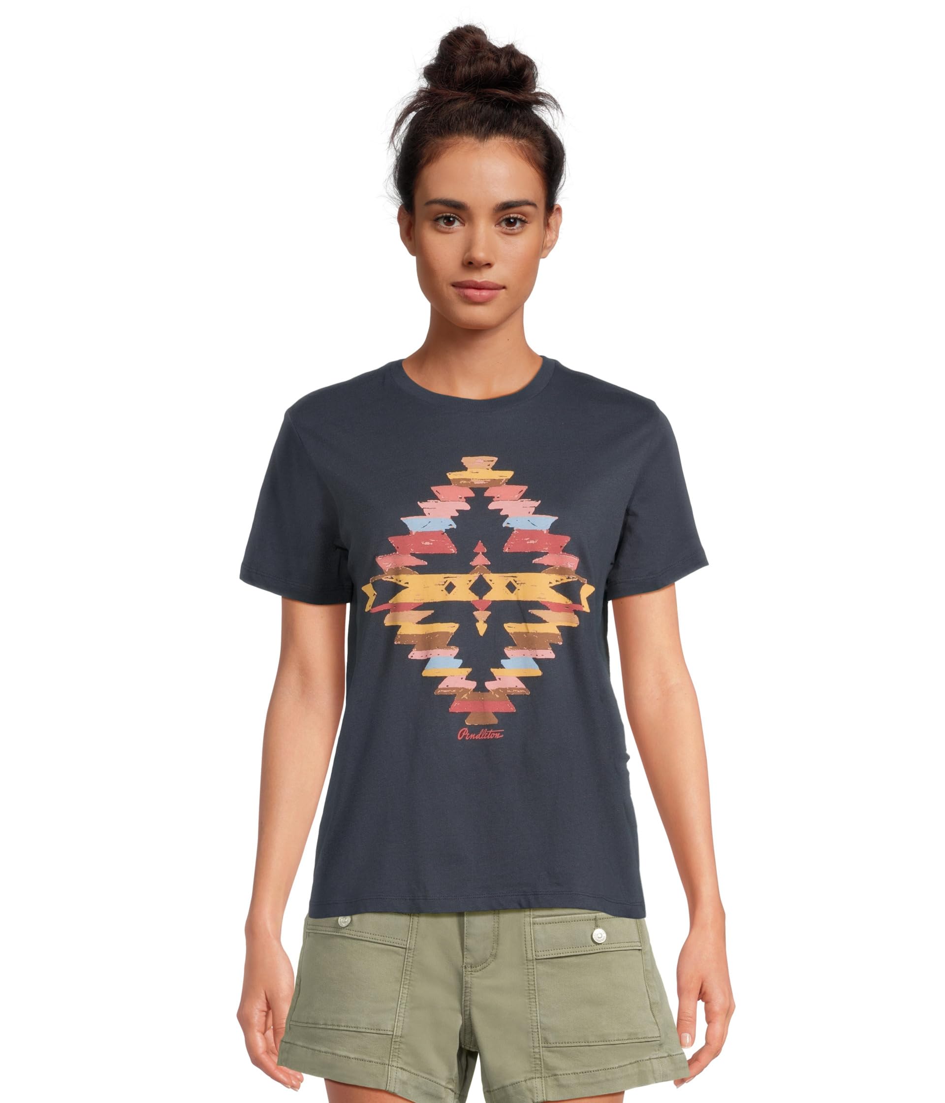 

Футболка Pendleton Geometric Graphic Tee, темно-синий