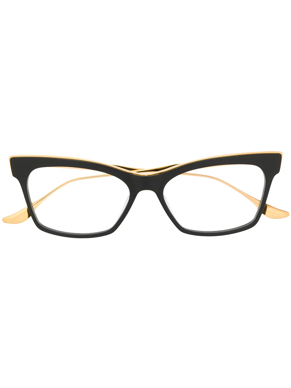 

Очки в оправе 'кошачий глаз' Dita Eyewear, черный