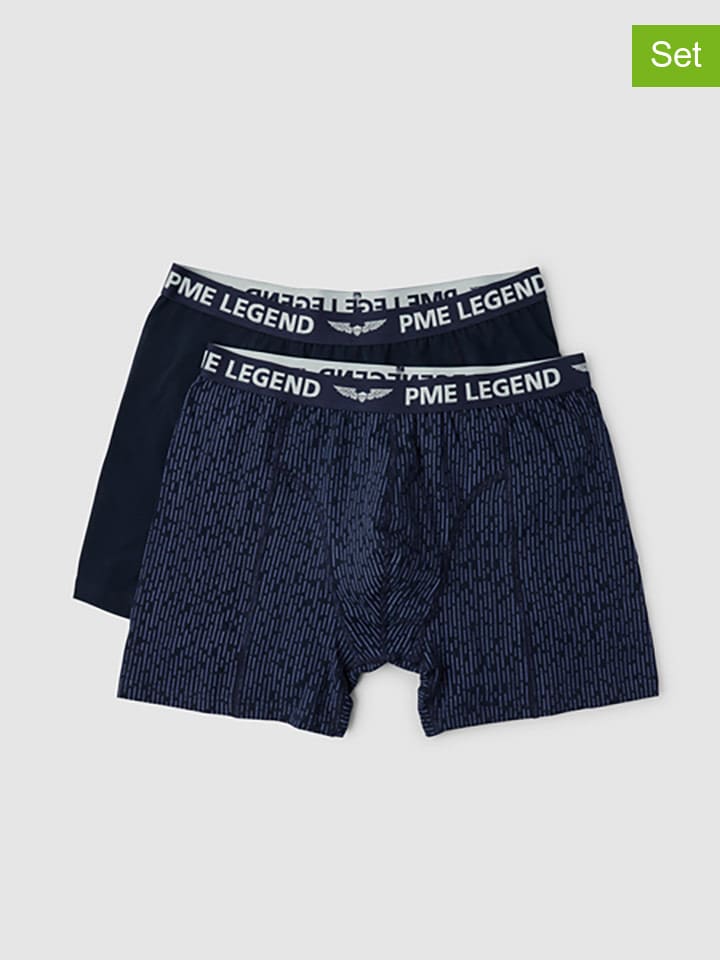 

PME Legend Комплект из 2 штук: боксерские трусы темно-синего цвета