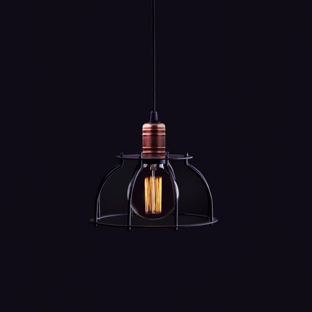 

Подвесной светильник Work 23 в винтажном стиле, черный и медный. LICHT-TREND