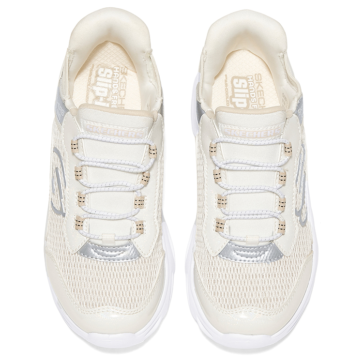 Повседневная обувь для детей Skechers Kids, слоновая кость — фото 4