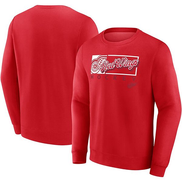 

Мужской красный свитшот detroit red wings focus fleece Fanatics