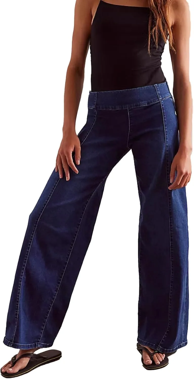 

Женские джинсы Kedera с высокой талией и расклешенным силуэтом