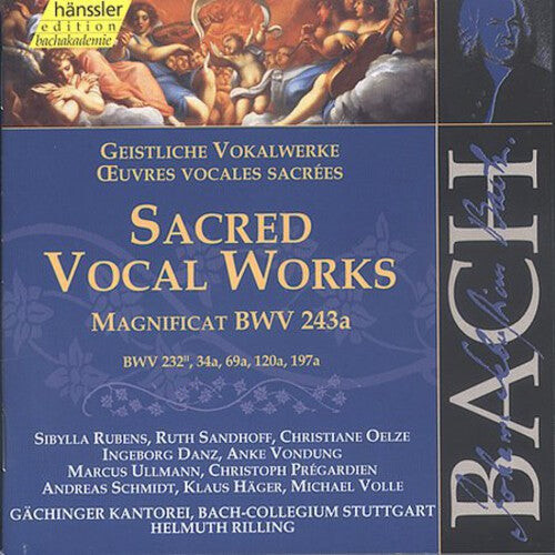 

CD диск Bach / Gachinger Kantorei / Rilling: Sacred Vocal Music