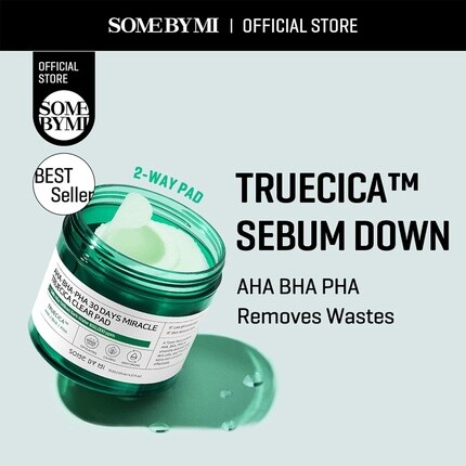 Тоник Some By Mi — AHA BHA PHA 30 Days Miracle Truecica Clear Pad 70 подушечек - корейский уход за кожей, 125 мл — фото 2