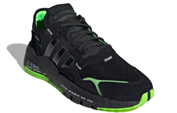 Кроссовки оригинальные nite jogger Adidas, черный — фото 3