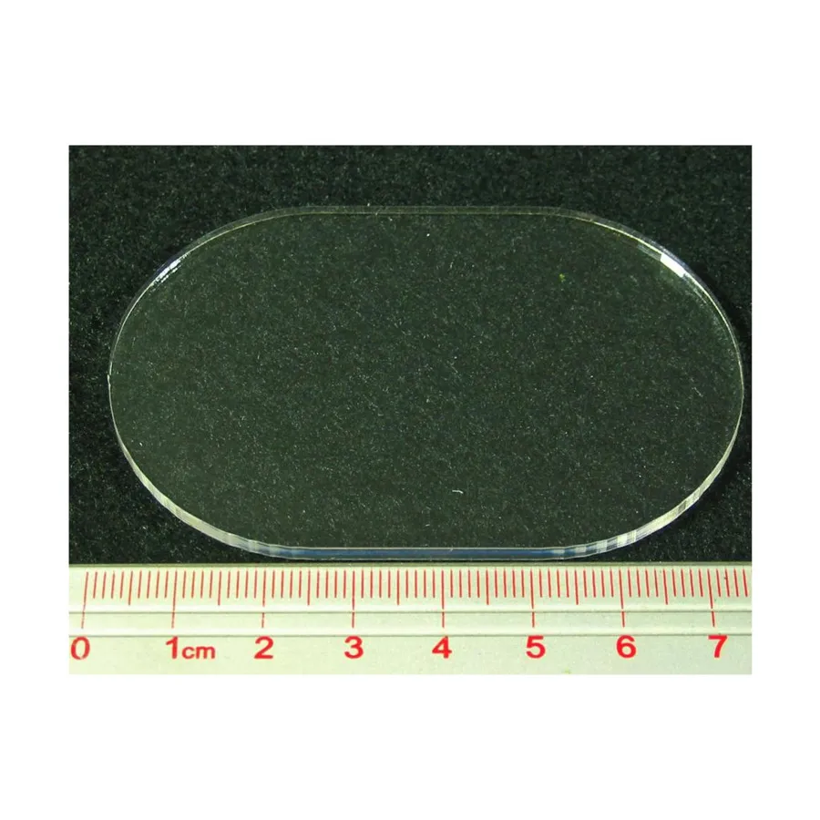 

Основы для таблеток — 25 x 50 мм (5), Miniature Bases - Clear Acrylic - 3mm Thick (Litko Aerosystems)