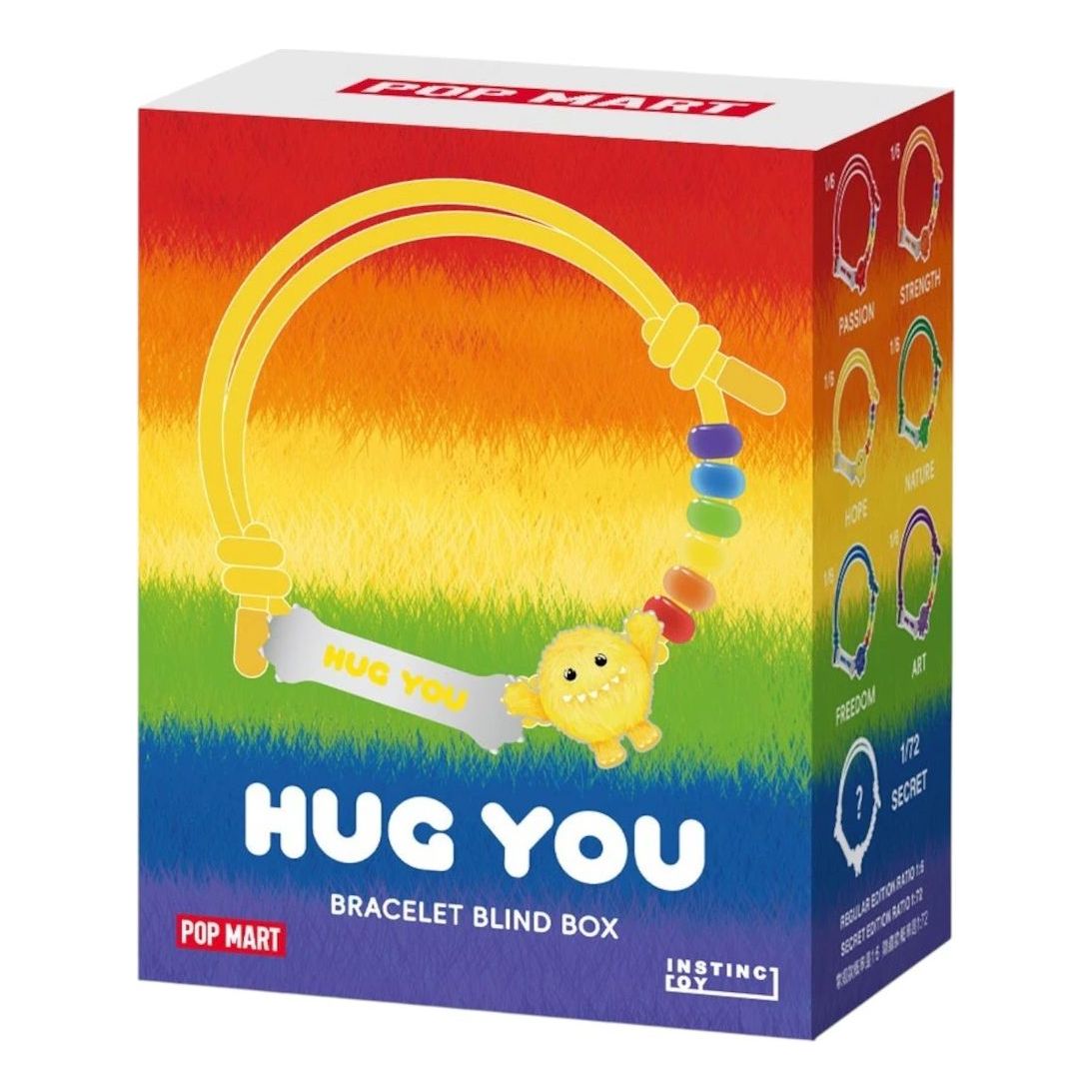 

Браслет Pop Mart Instinctoy Hugging You в запечатанной упаковке (1 непрозрачная коробка)
