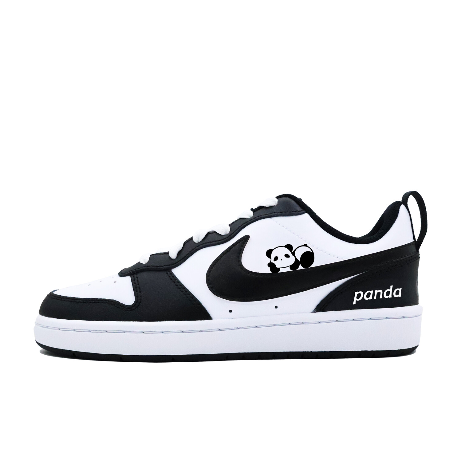 

Кроссовки Nike Court Borough Skateboarding Shoes Women's Low-top White, черный/белый