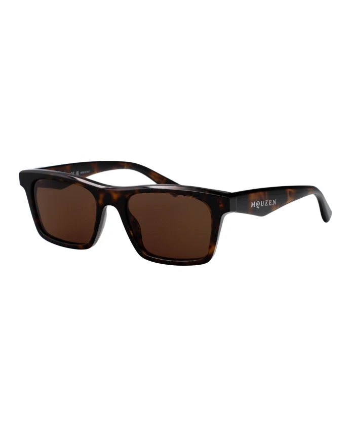 

Стильные солнцезащитные очки am0472s Alexander Mcqueen, коричневый
