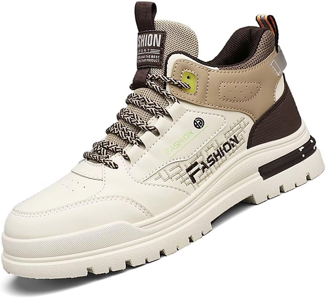 

Мужские высокие ботинки TERBOFIN, модные ботинки, походные ботинки, повседневные ботинки до щиколотки, коричневый