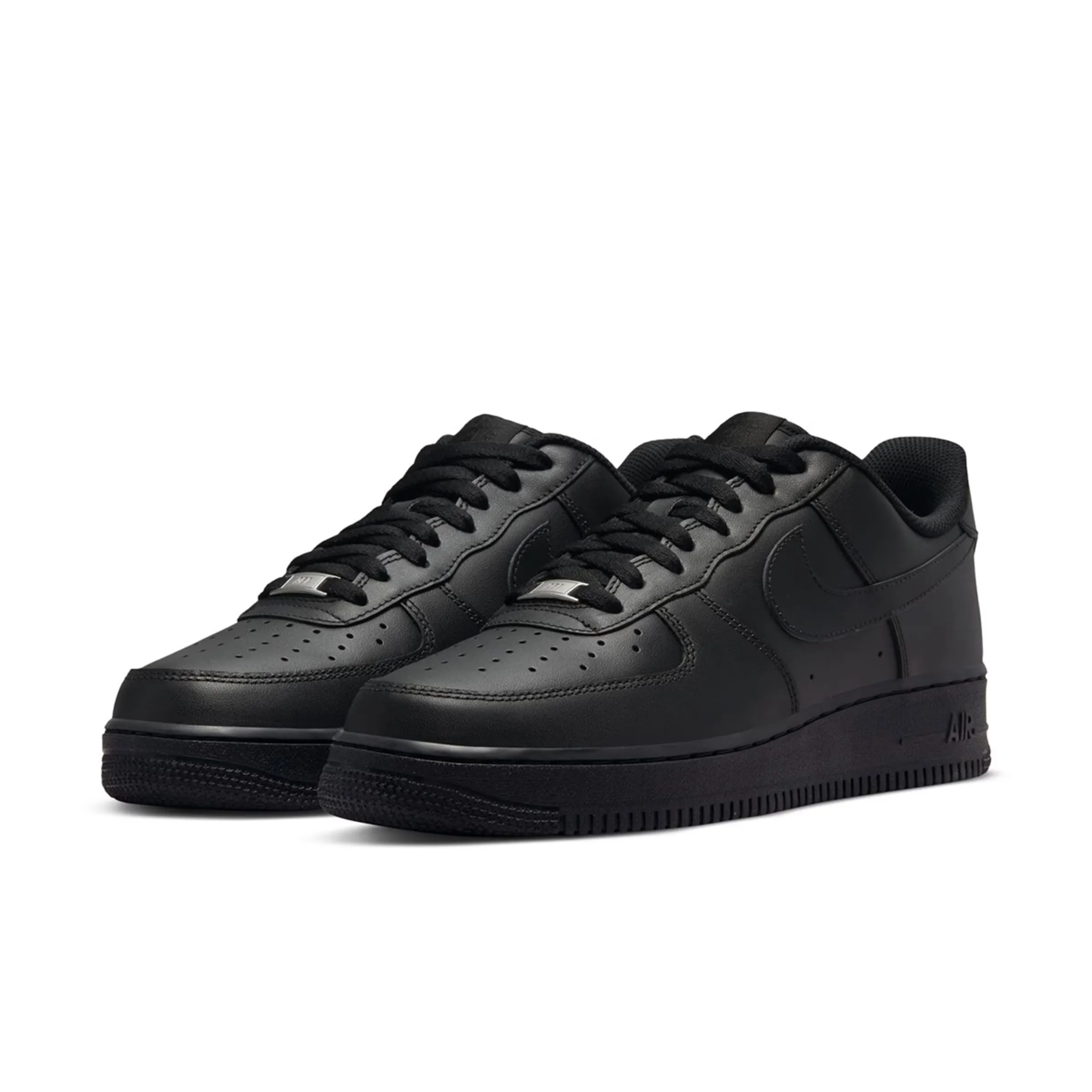 Мужские повседневные кроссовки Nike Air Force 1 '07, черный — фото 2