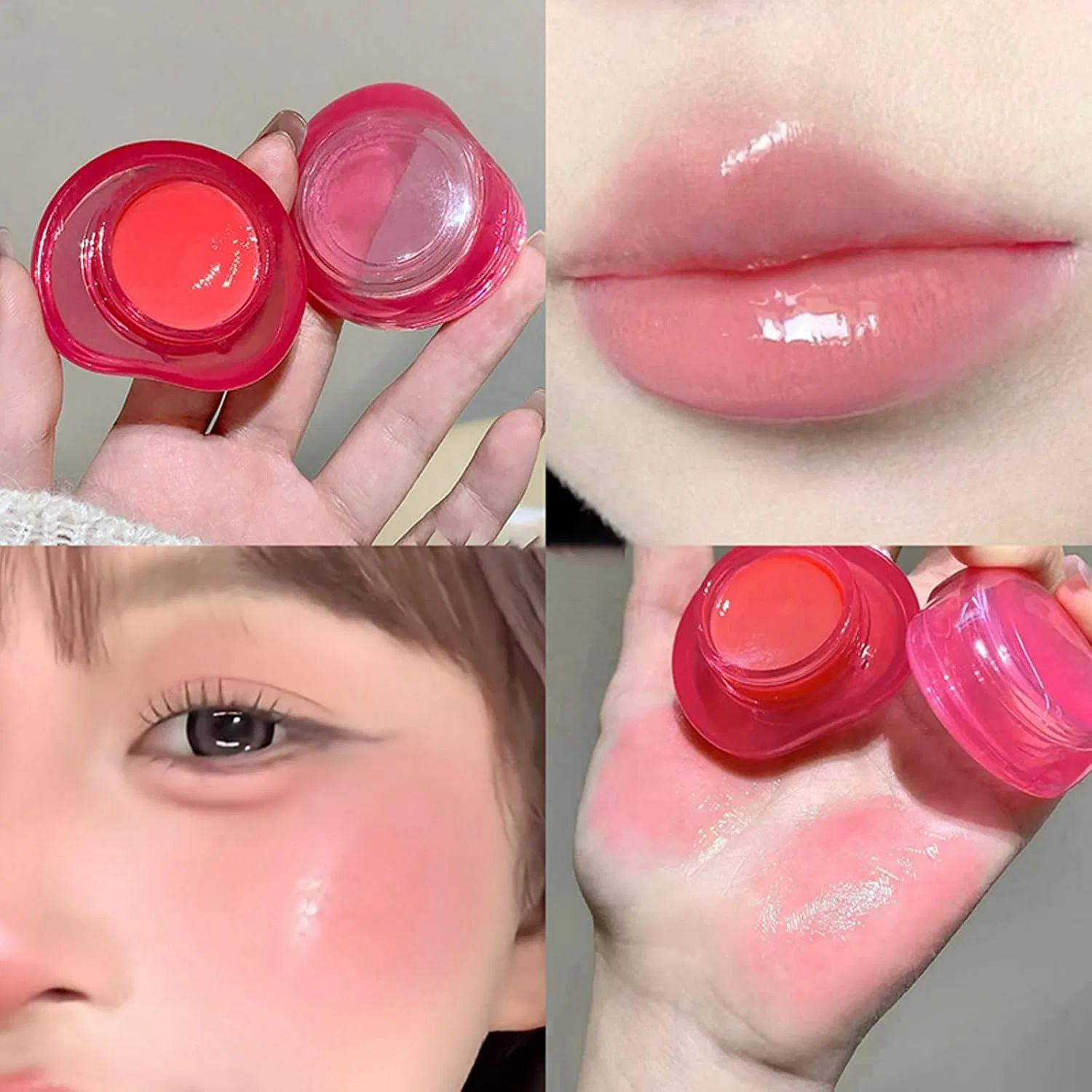 Бальзам для губ Limtula — Желе для губ и щек Glow Jelly Cream с увлажняющим эффектом ‎ , C, 4 г — фото 4