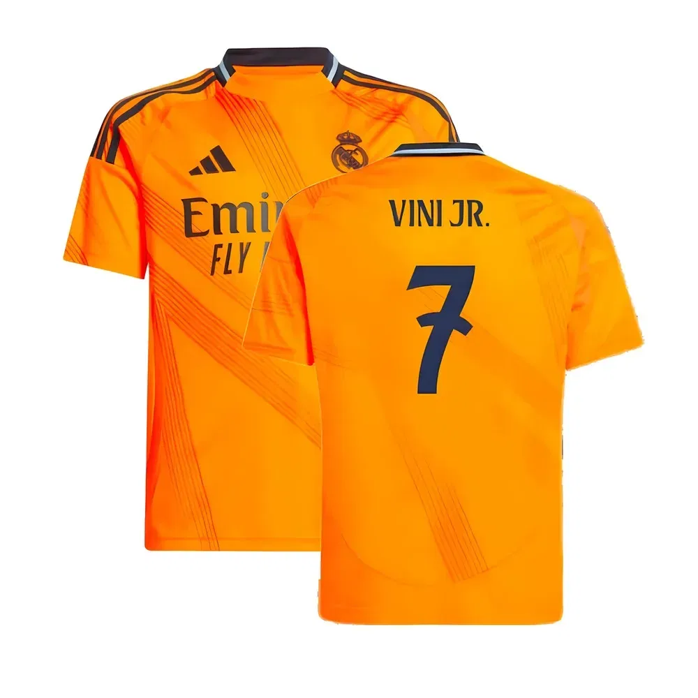 Футбольная футболка Real Madrid Vinicius Junior 2024-2025, оранжевый