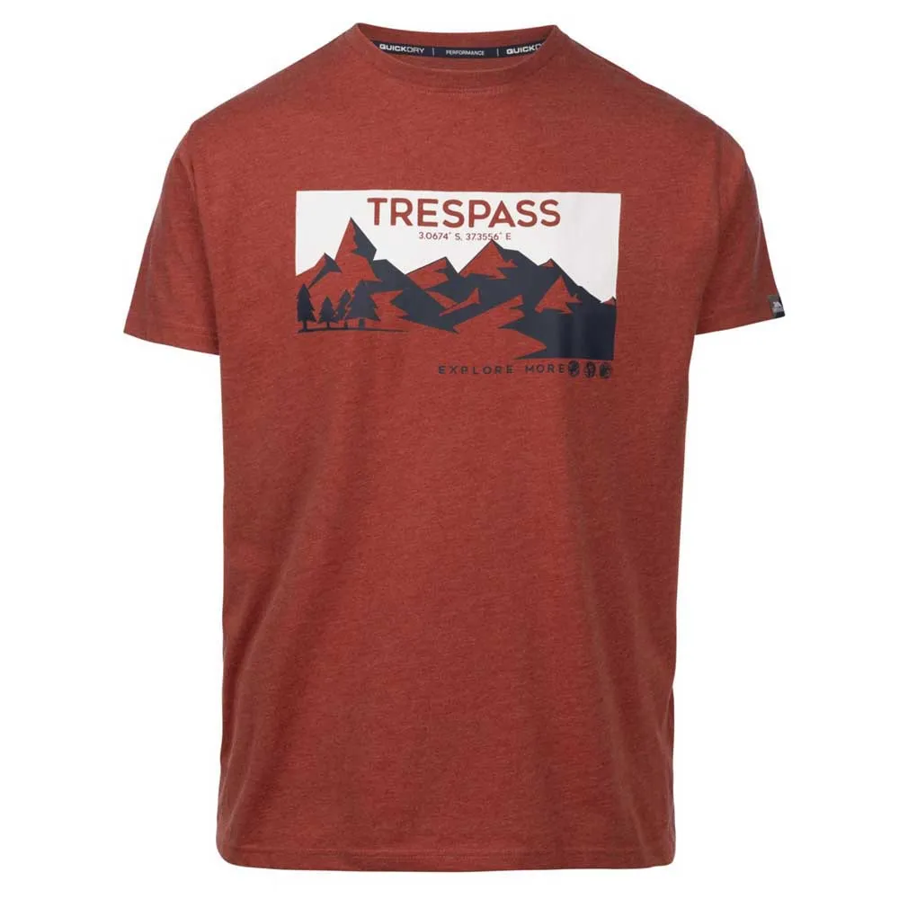 

Футболка с коротким рукавом Trespass Nottaway, красный