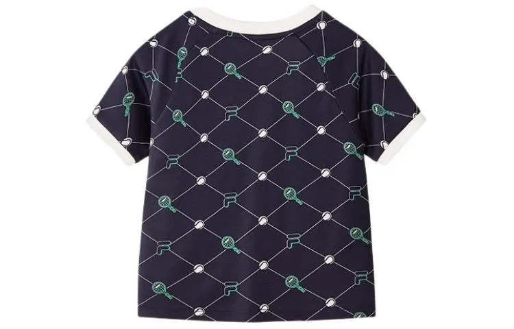 Футболка для дошкольников с круглым вырезом FILA KIDS, All Over Print 2 — фото 4