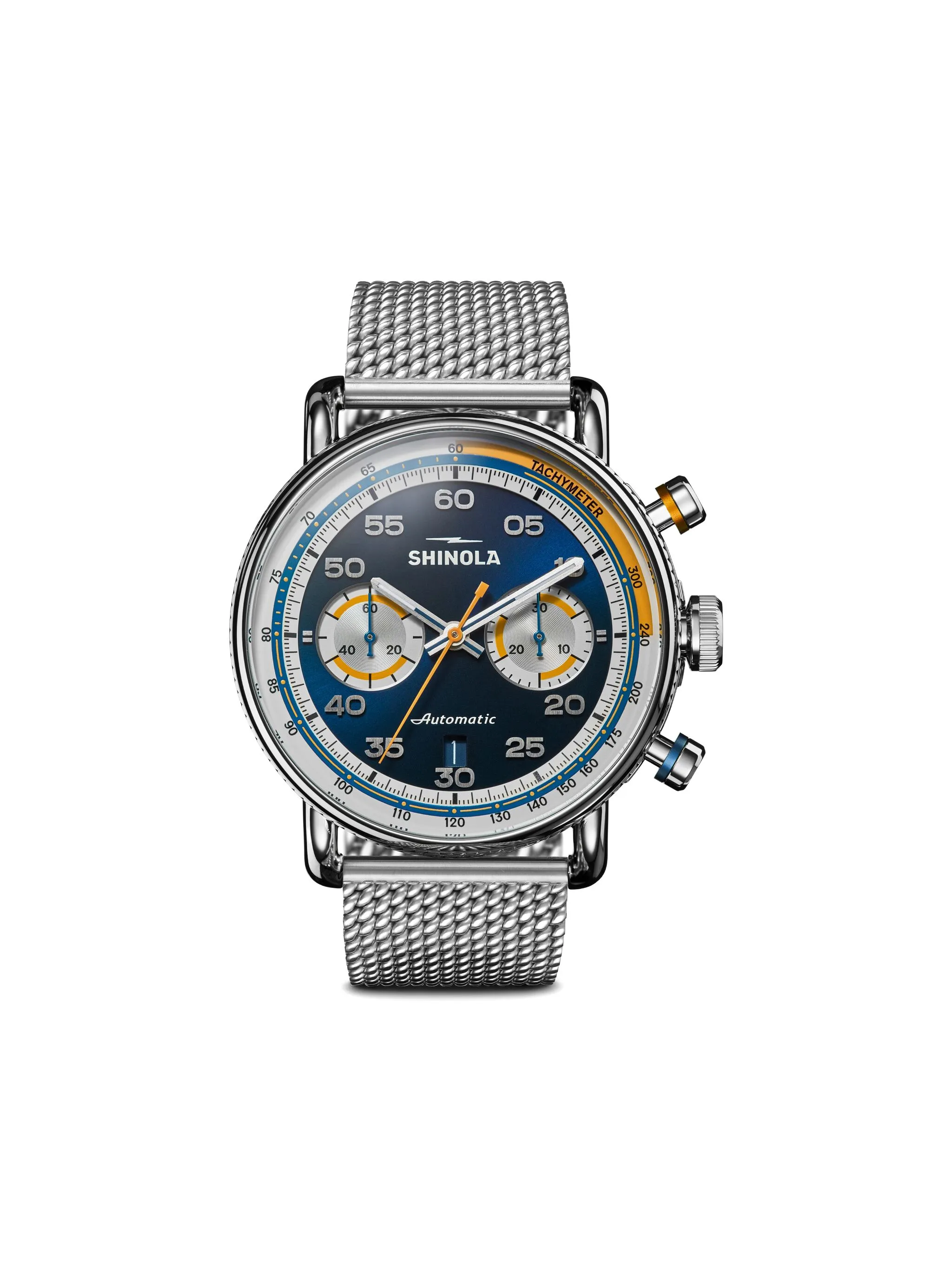 

Наручные часы The Canfield Speedway 42 мм Shinola, синий