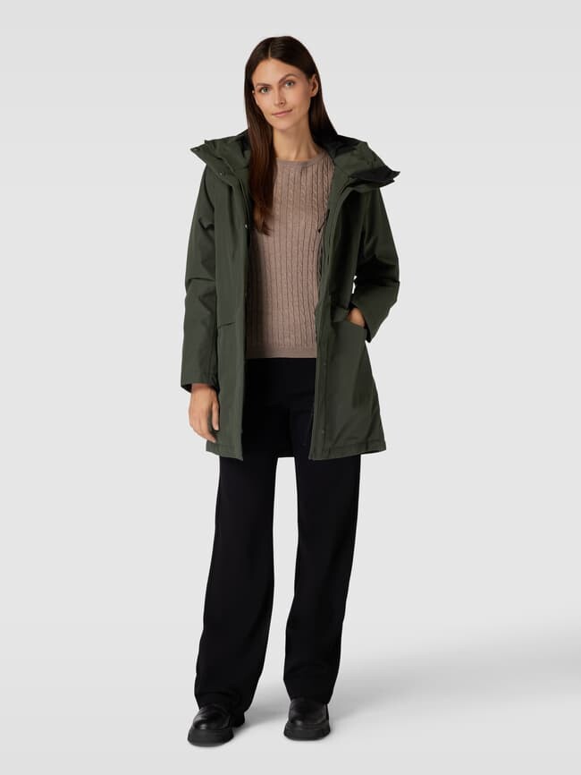 

Парка с капюшоном модель CAJSA Didriksons, темно-зеленый