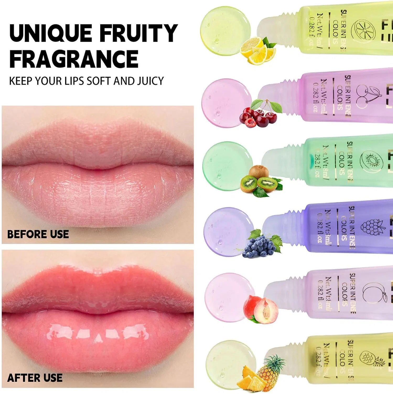 Блеск для губ Moisture Lip Glaze с ароматом фруктов, бесцветный — фото 4