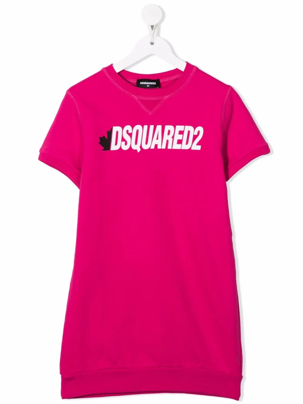 

Платье-футболка с логотипом DSQUARED2 KIDS, розовый