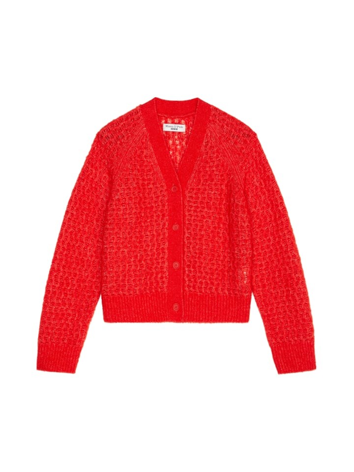 

Кардиган Marc O'Polo DENIM Struktur-Cardigan regular, цвет Vermillion Red