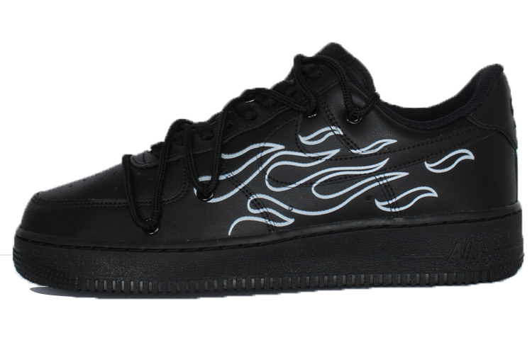 

Кроссовки Nike Air Force 1 Skateboard Shoes Men Low-Top Black White, Черный, Кроссовки Nike Air Force 1 Skateboard Shoes Men Low-Top Black White