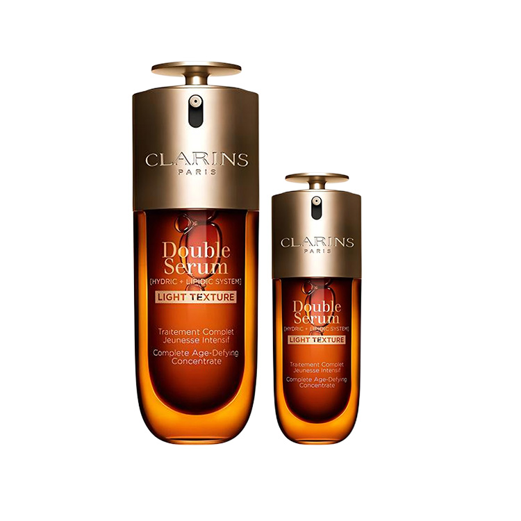 

Jiaoyunshi 9th Generation Gold Dual Blend сыворотка освежающая и восстанавливающая 30ml/50ml/75ml CLARINS, Two-Piece Set: золотой Dual-Extract Serums 75ml+золотой Dual-Extract Serums 30ml