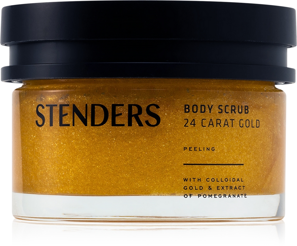 

Скраб для тела с 24-каратным золотом, который делает кожу шелковистой и мягкой благодаря 24-каратному золоту Stenders, 200 мл