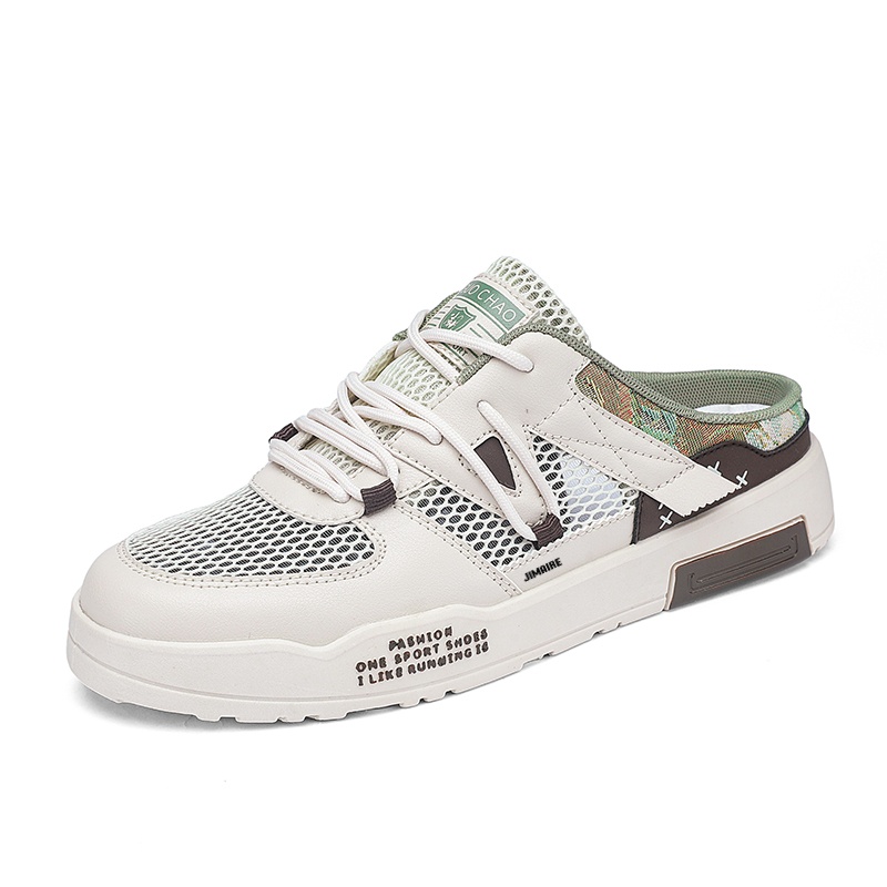 

Сандалии с закрытым носком мужские King Jinmai, Beige Green
