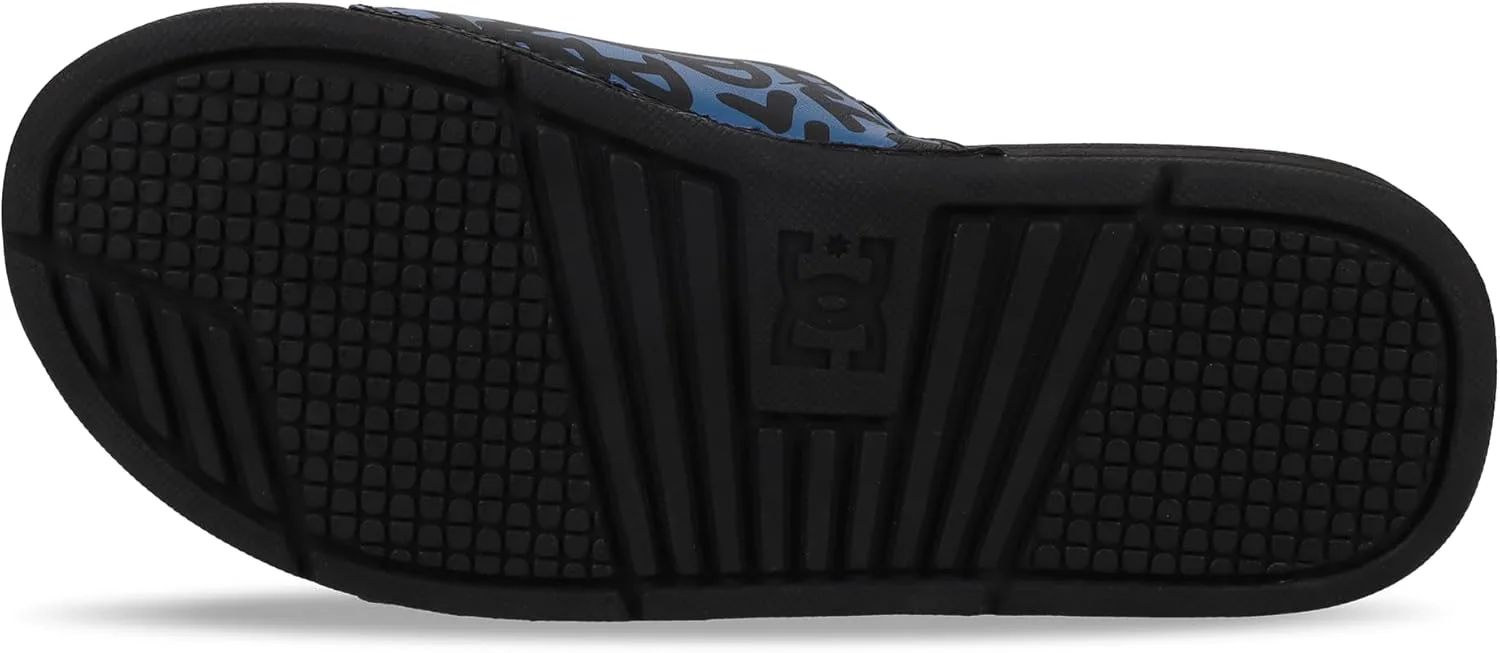Мужские шлепанцы DC Bolsa DC Shoes, черный/синий/белый — фото 4