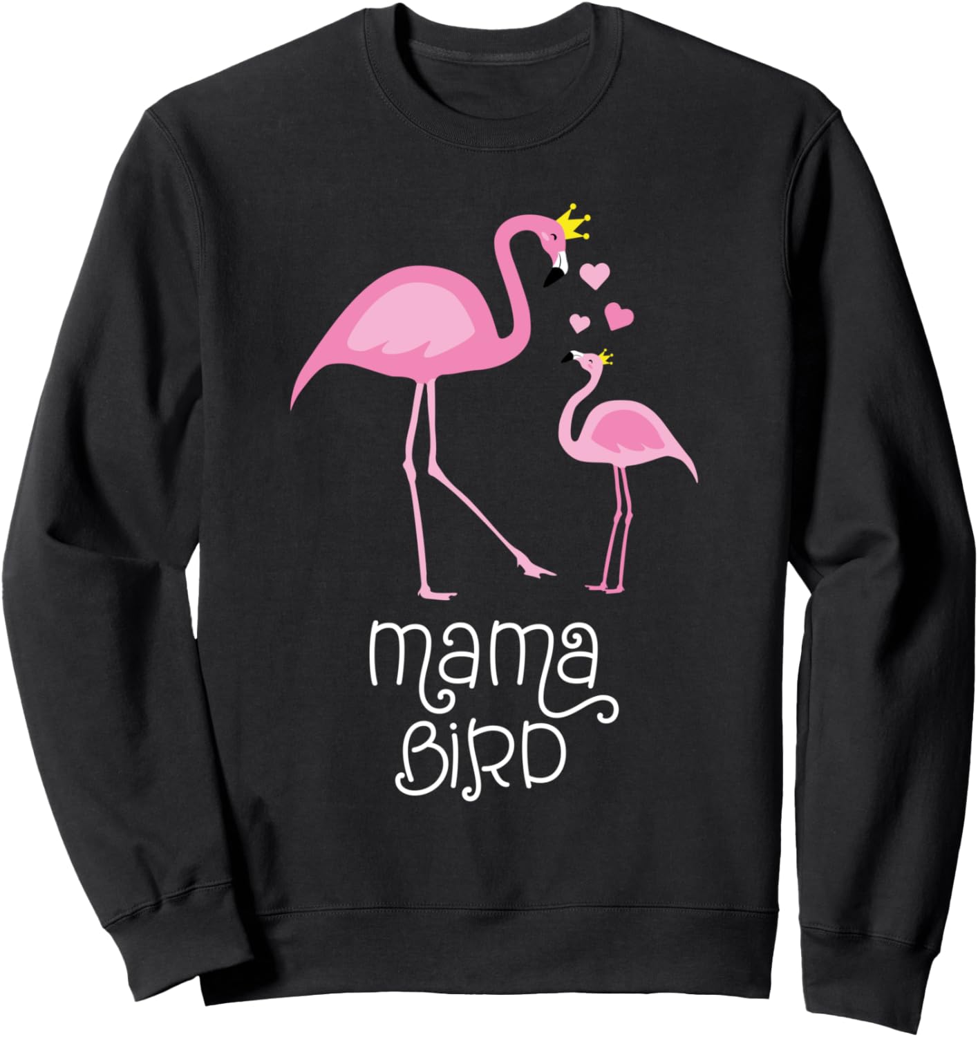 

Розовый фламинго и мамы-птицы, Толстовка ко Дню матери для беременных A Lovely Flamingo Design And Mother'S Day Gift