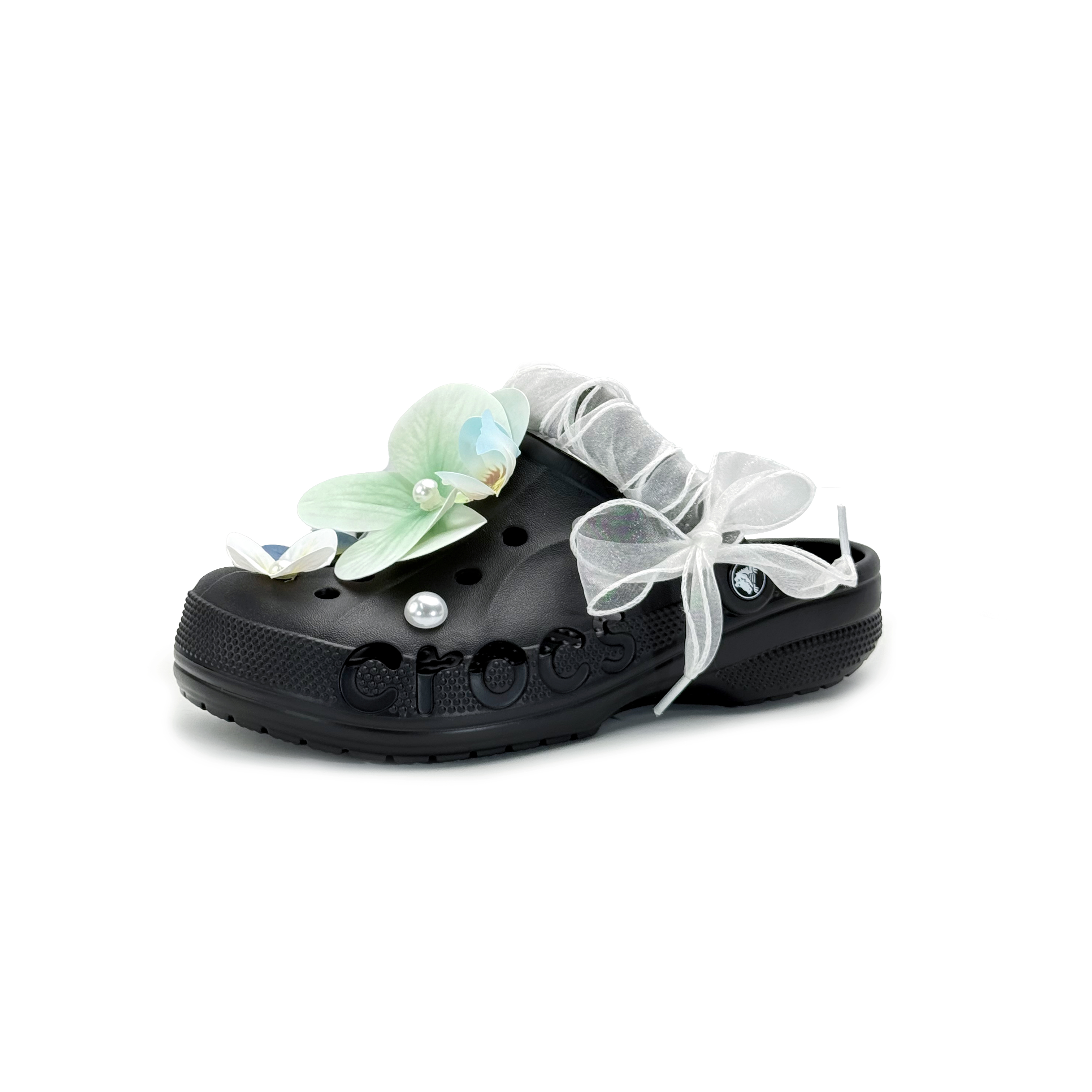 Crocs Сабо Baya Classic Clog унисекс, черные