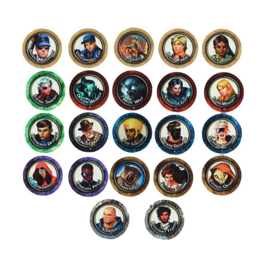 

Жетоны Штормовых рыцарей и союзников, Torg Eternity