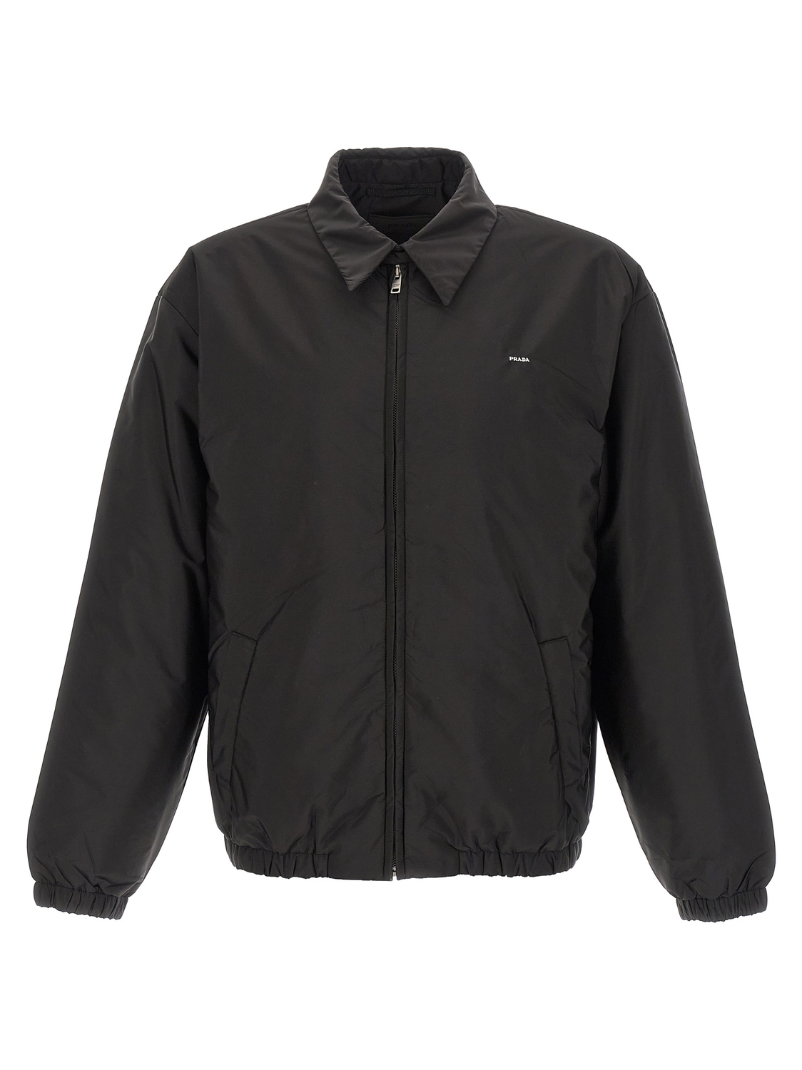 

Куртка из переработанного нейлона Prada, черный