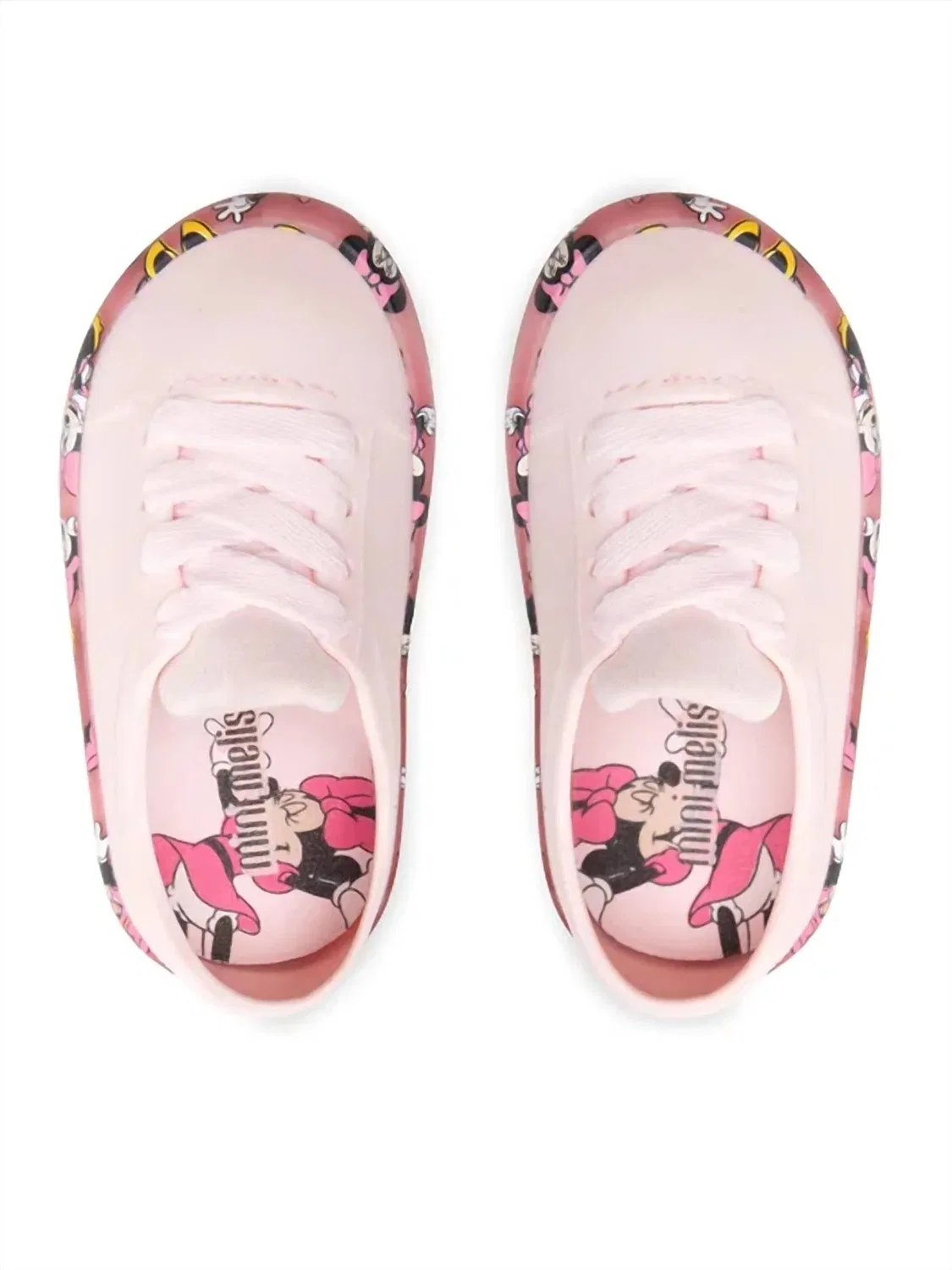 Mini Melissa Детские сандалии «Микки и друзья» розового цвета — фото 3