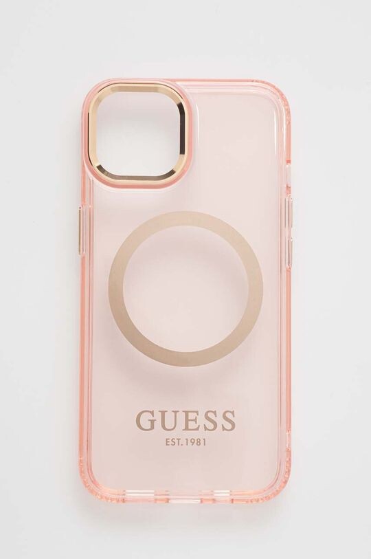

Чехол для iPhone 14 6,1 дюйма Guess, розовый