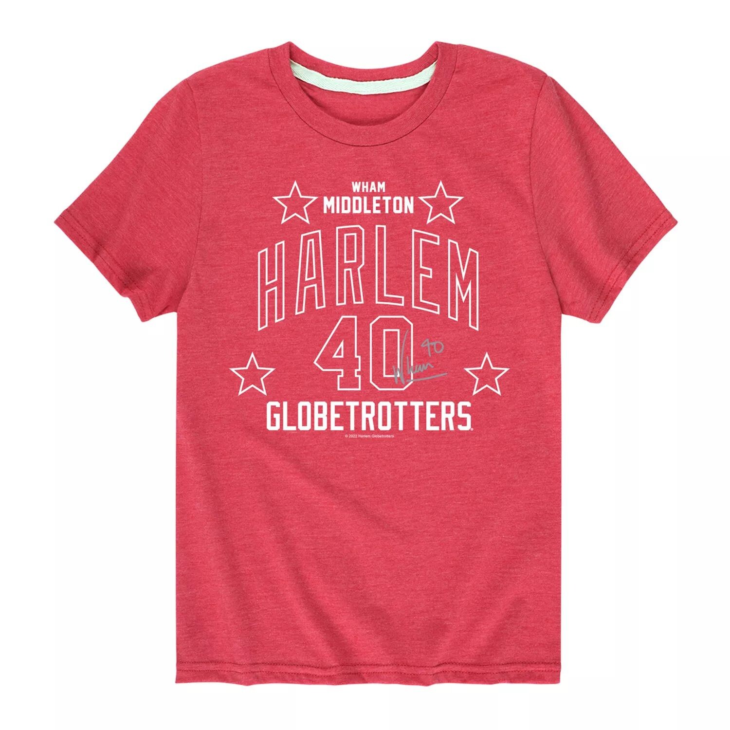 

Футболка Harlem Globetrotters Wham для мальчиков 8–20 лет с рисунком Licensed Character, красный