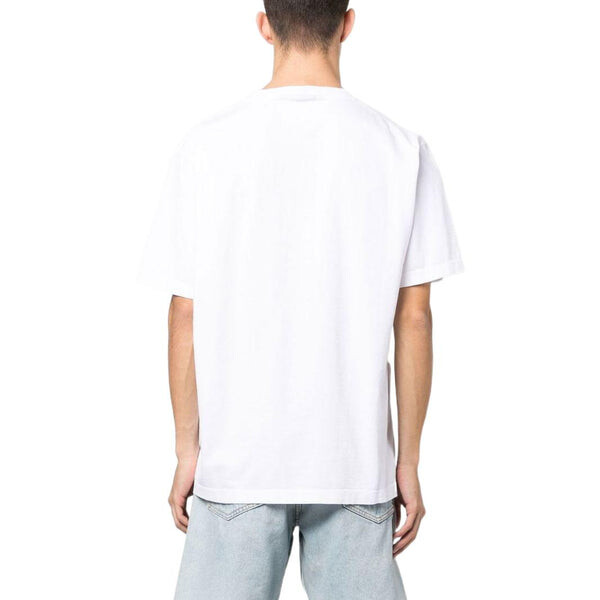 Футболка stitches logo t-shirt 'white' Stone Island, белый — фото 2