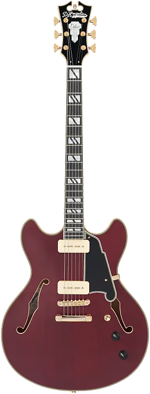

Электрогитара D'Angelico Deluxe DC Satin Trans Wine w/Case