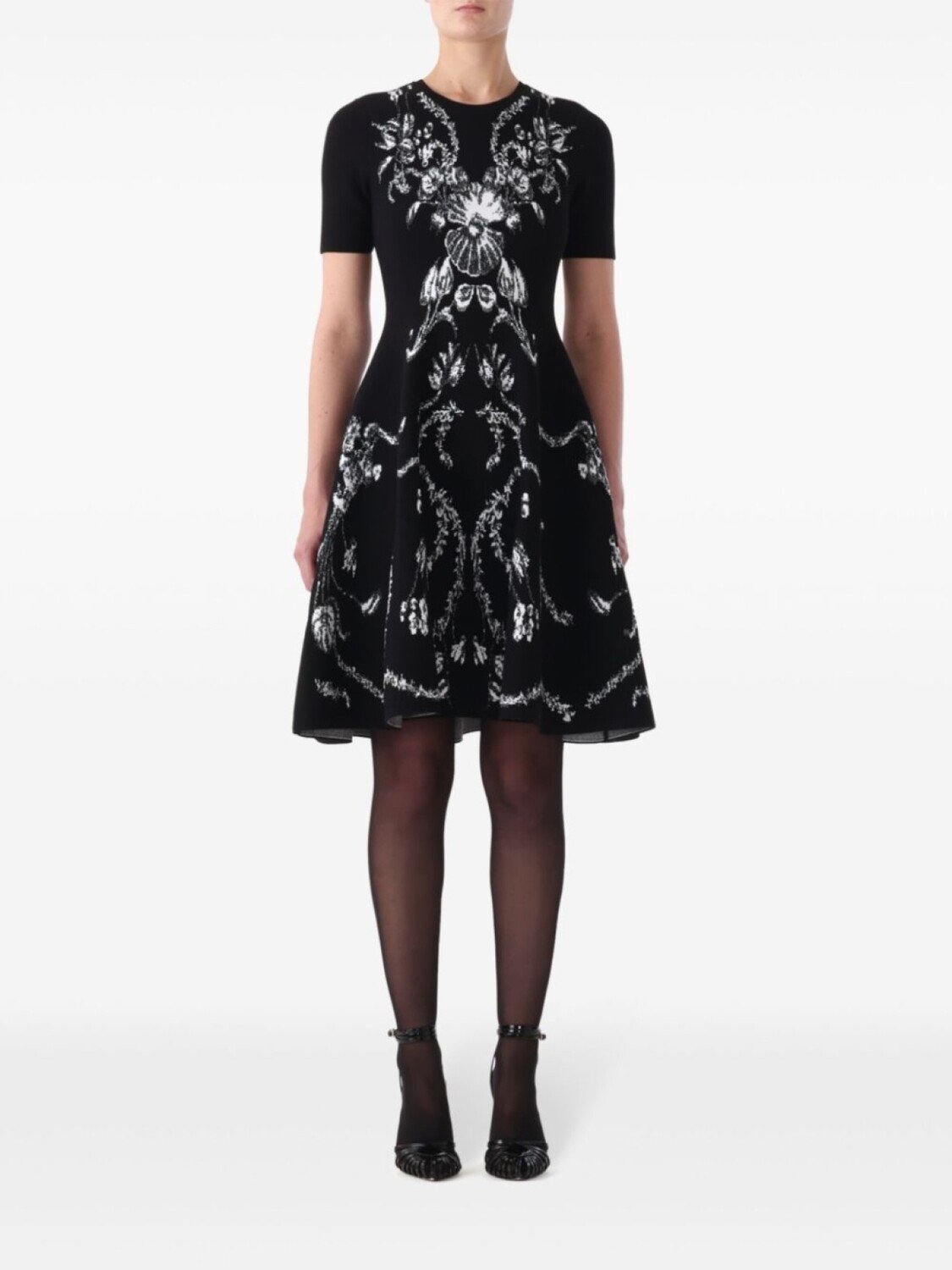 

Платье Jason Wu Collection с цветочным принтом по всей поверхности, черный